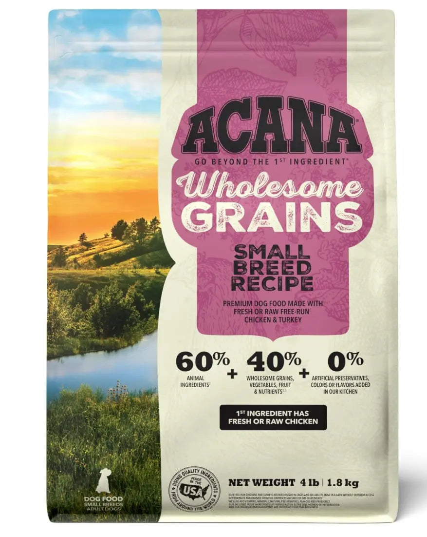 Acana Wholesome Grains - Small Breed Dog Food 4 lb Central Pet