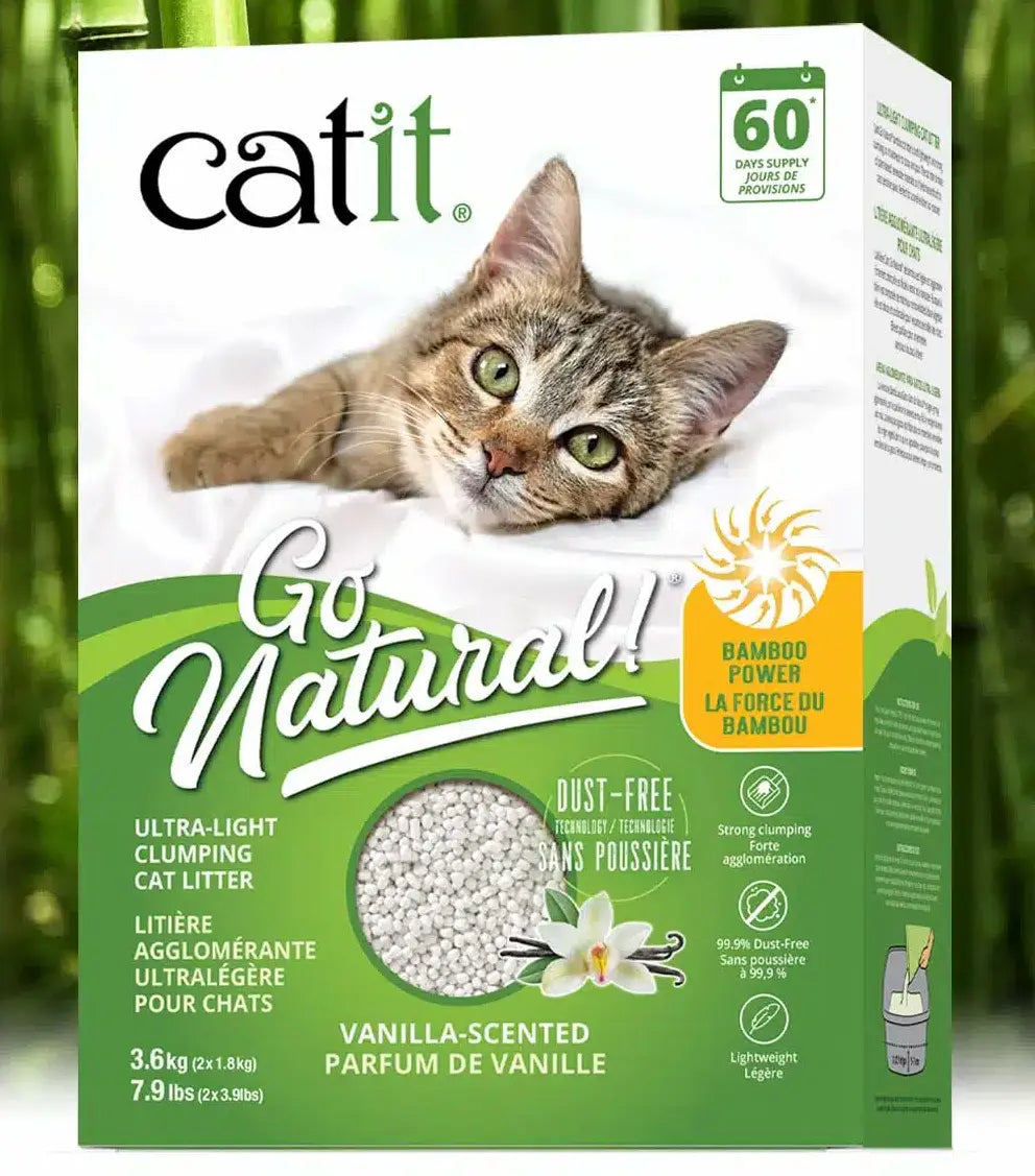 Go Natural Ultra-light clumping cat litter Phillips Pets