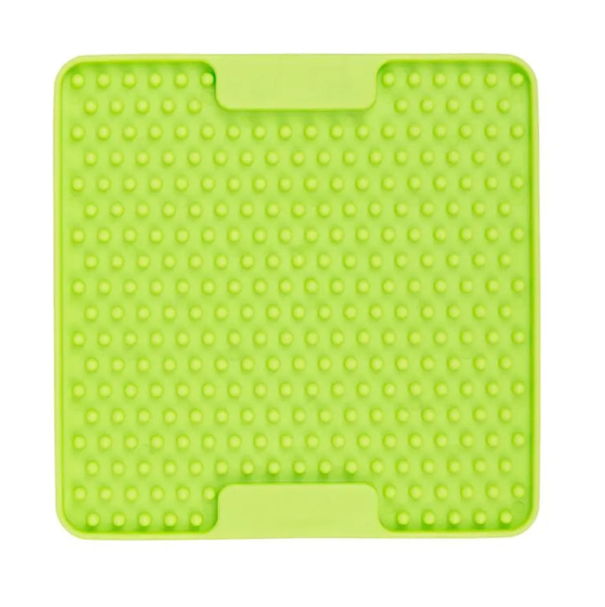 Lickimat Mini Soother Slow Food Bowl Anti-Anxiety Mat for Dogs (Green) Petcetera NOLA