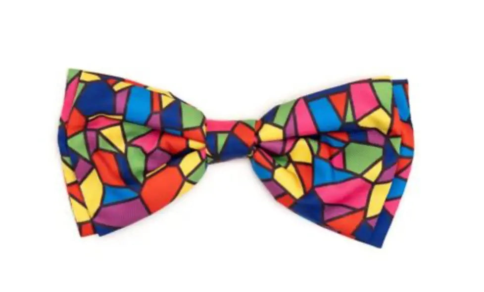 Stained Glass Bow Tie The Worthy Dog