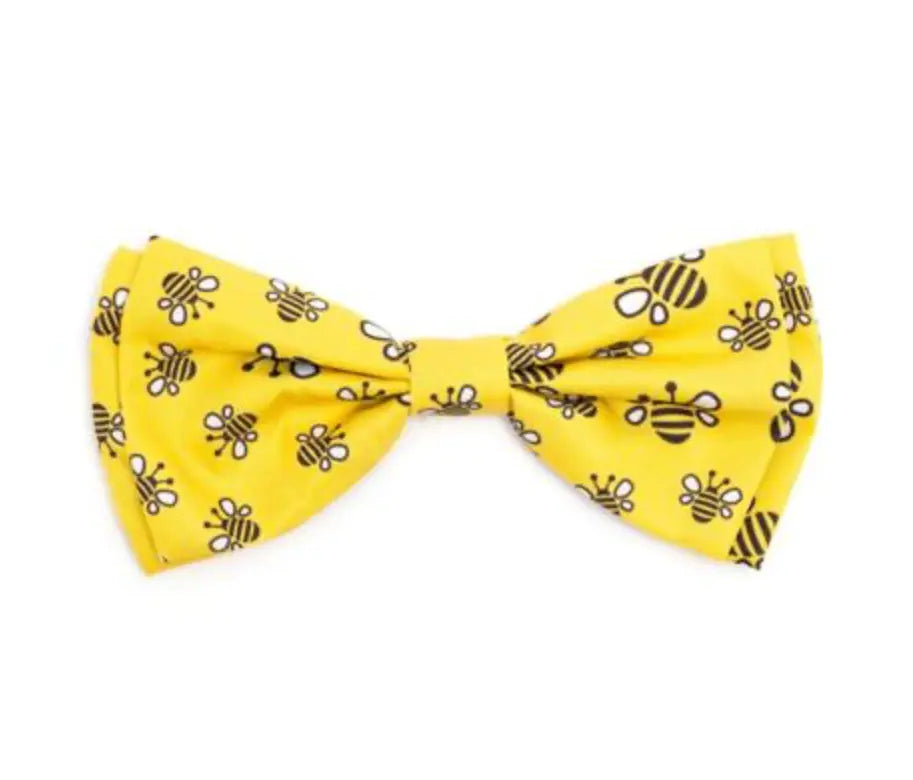 Yellow Bzzz! Bow Tie The Worthy Dog