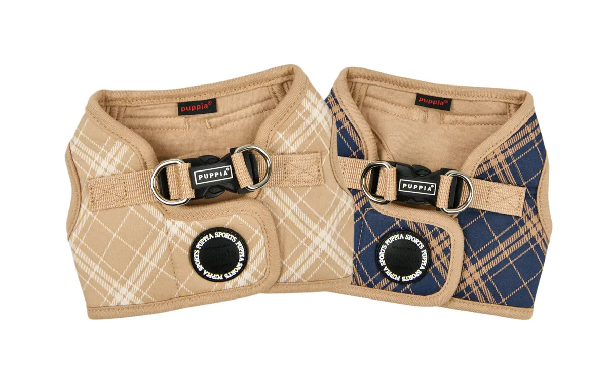 Corwin Pet Harness B Beige or Navy Puppia International