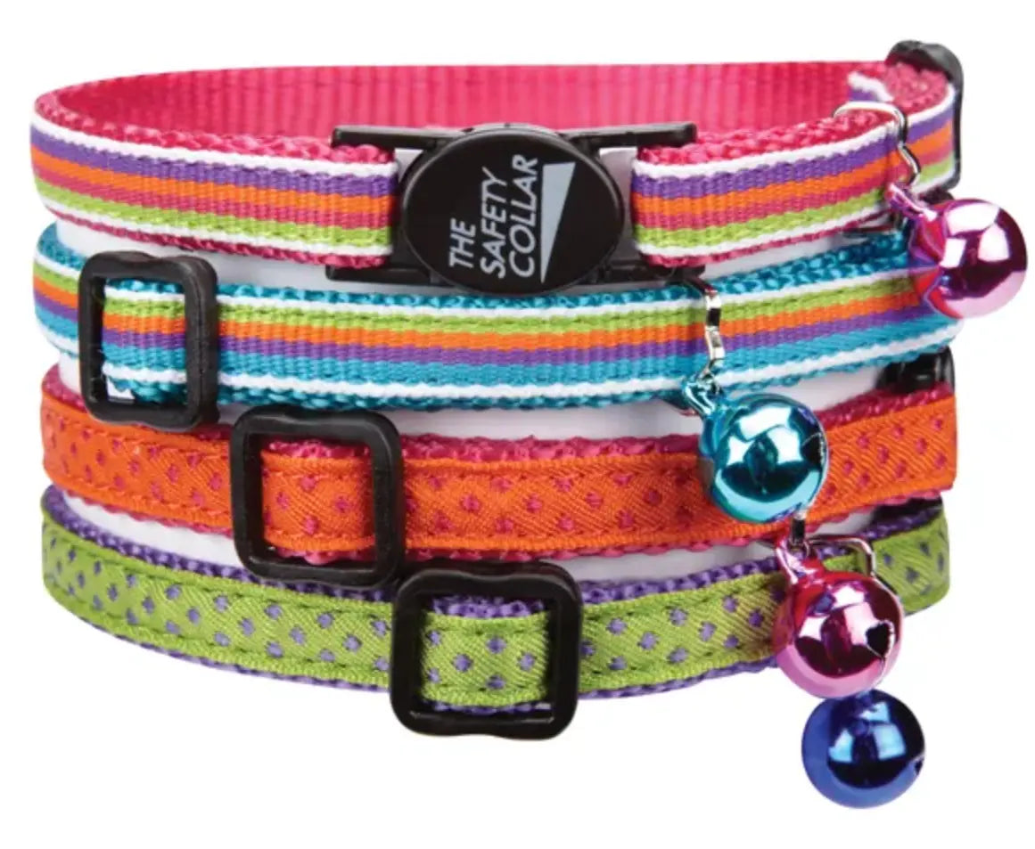 Savvy Tabby Nylon Ribbon Cat Collars Pet Edge