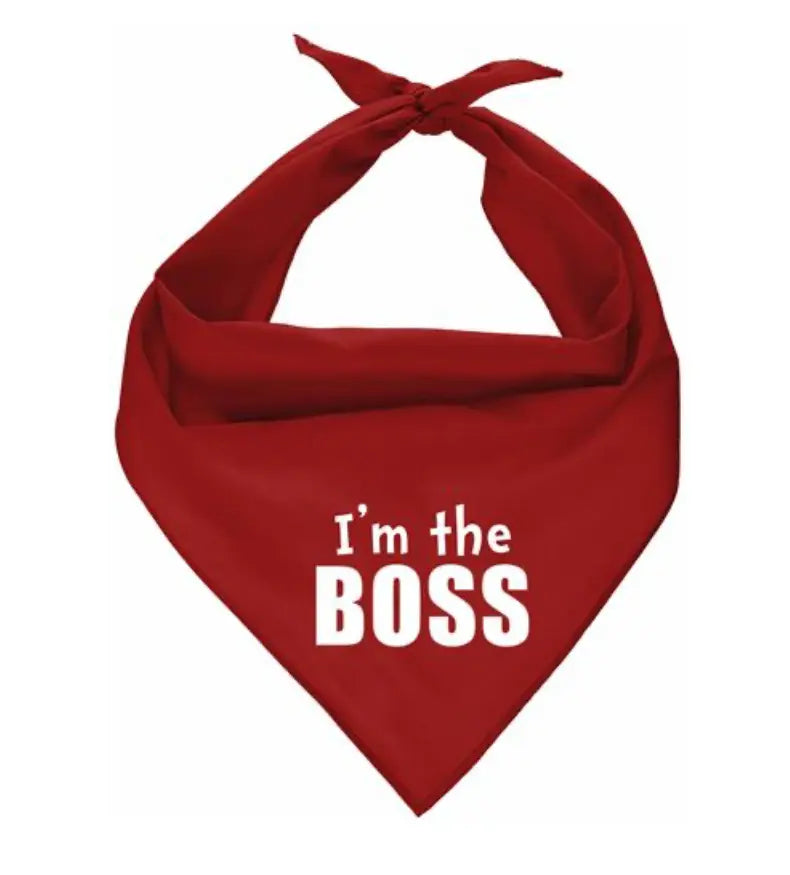 I'm the Boss Bandana Parisian Pet