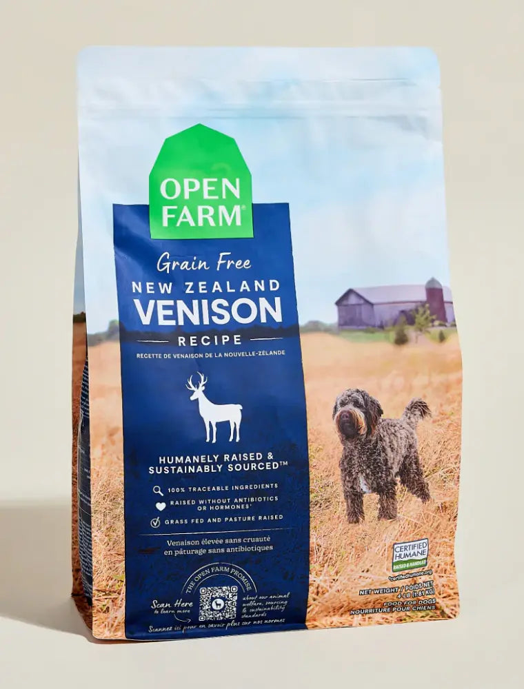 Open Farm -New Zealand Venison Grain-Free Dog Kibble Supreme Pet Supplies (Open Farm)