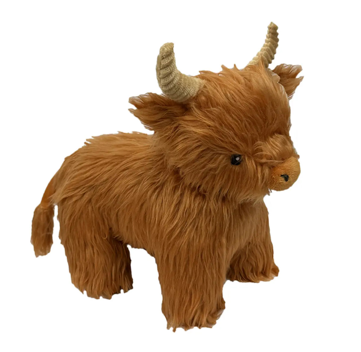Golden Highland Cow Dog Toy PetLou