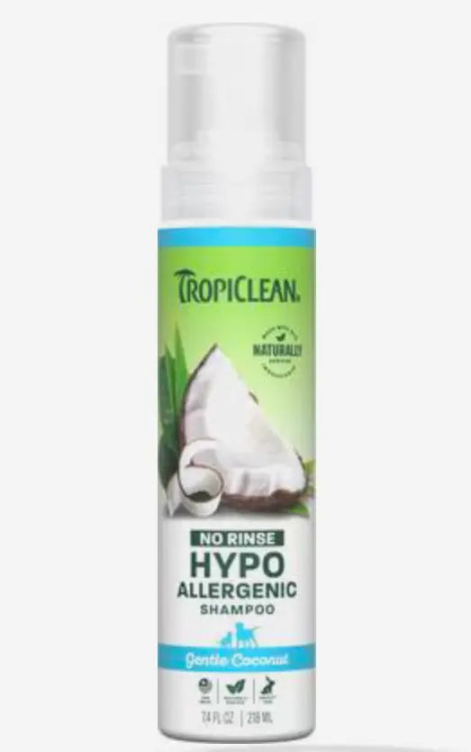 TropiClean Waterless Hypoallergenic Shampoo 7.4oz Pet Edge