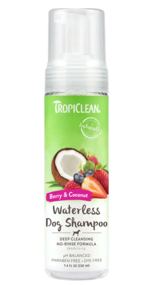 TropiClean Waterless Dog Shampoo 7.4oz Pet Edge