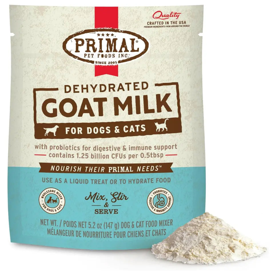 Primal Goat Milk Powder for Dogs & Cats, 5.2 oz