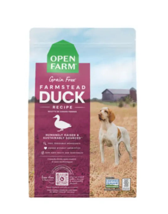 OPEN FARM GRAIN-FREE DUCK KIBBLE DOG 4 LB