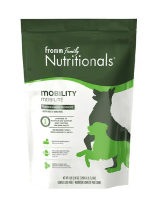 FROMM NUTRITIONALS MOBILITY CHICKEN & WHOLE OATS RECIPE DOG 4 LB