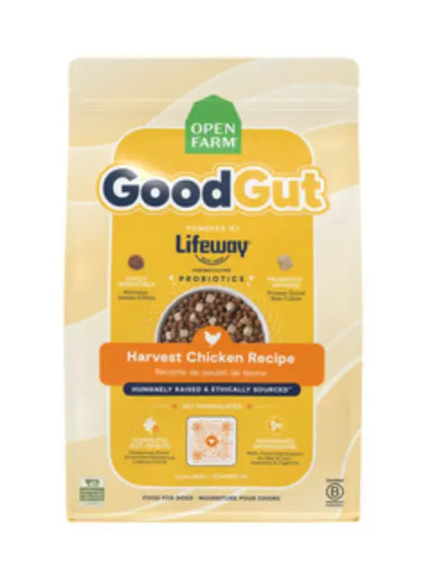 OPEN FARM GOODGUT HARVEST CHICKEN KIBBLE DOG 3.5 LB