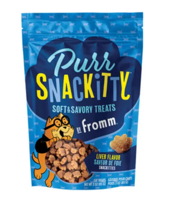 FROMM PURRSNACKITTY LIVER SOFT TREATS CAT 3 OZ.
