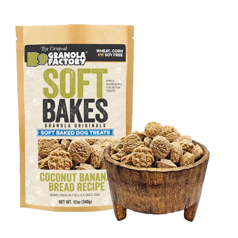 Soft Bakes, Coconut Banana Bread Recipe Dog Treats