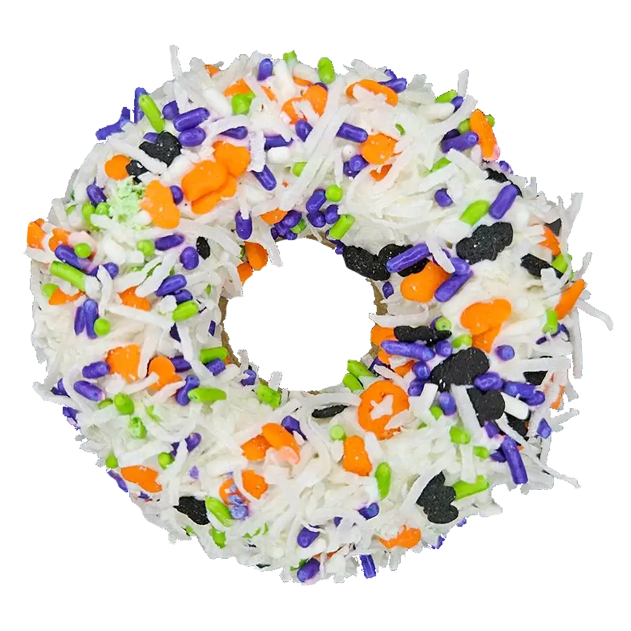 Gourmet Donut, Coconut Scream Donut Dog Treat