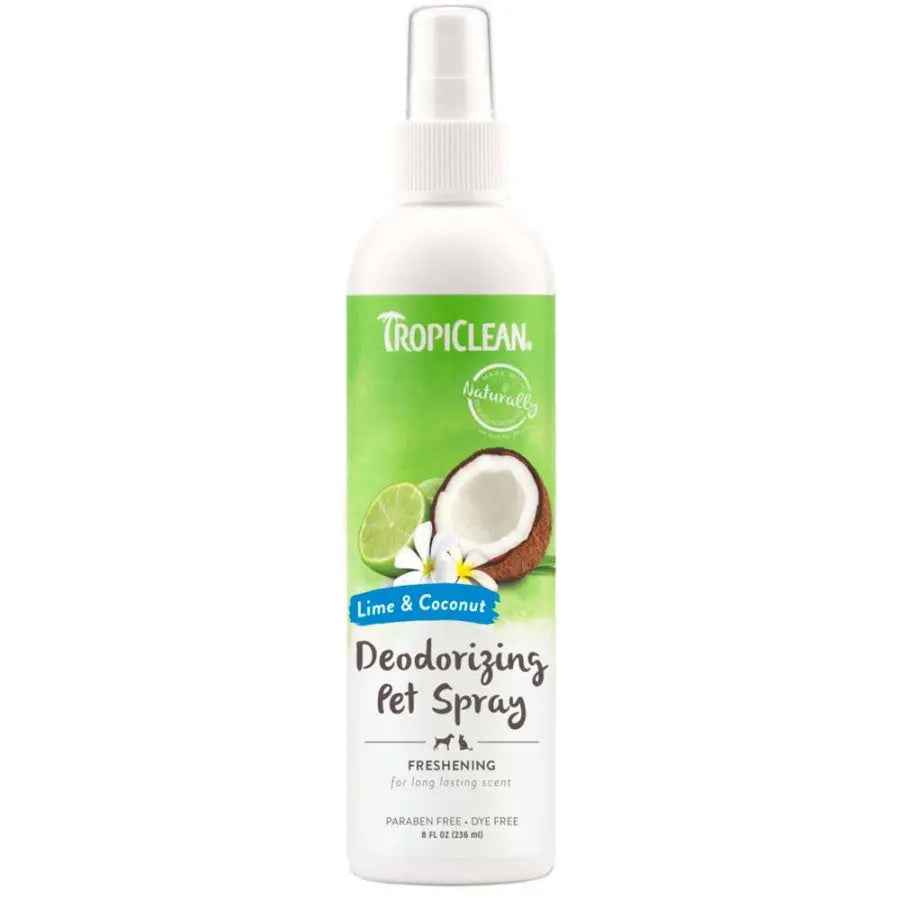 TropiClean Lime & Coconut Deodorizing Pet Spray for Dogs central pet