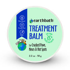 Earthbath Treatment Balm for Cracked Paws, Noses & Hot Spots (2.2 oz).