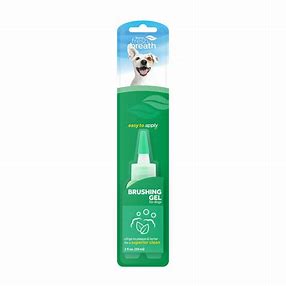 Fresh Breath by TropiClean Brushing Dental & Oral Care Gel for Dogs & Cats (2oz).