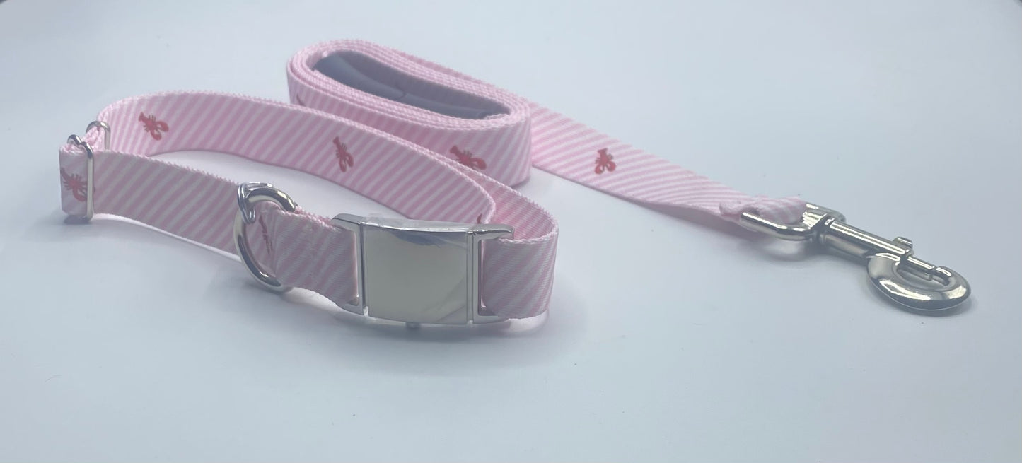 Seersucker Pink w/ Crawfish Southern Dawg Collection