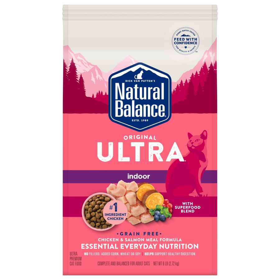 Natural Balance Grain Free Chicken & salmon Dry Cat Food.