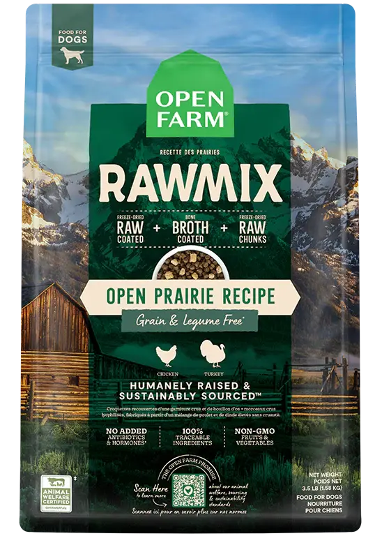 Open Farm Grain-Free RawMix for Dogs 3.5 Lb.