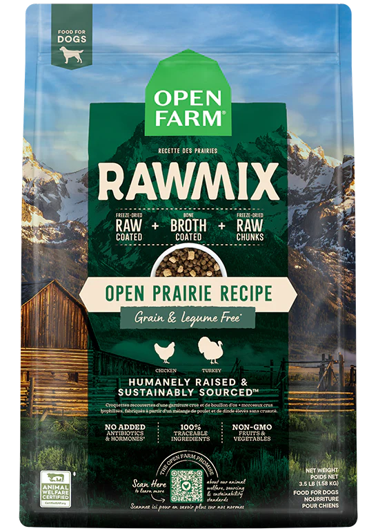 Open Prairie Grain-Free RawMix for Dogs 3.5 Lb