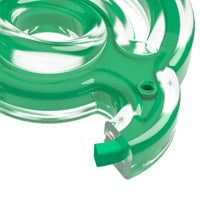 Zeus Duo Ninja Star, (5in), Green, Mint Dog Toy.