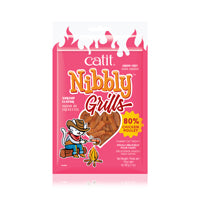 Catit Nibbly Grills Chicken and Shrimp Cat Treat Flavour - 30 g (1 oz).