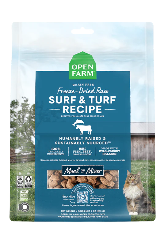 Surf & Turf Freeze Dried Raw Cat Food