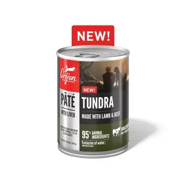 ORIJEN Pate Wet Dog Food Tundra Pate with Liver 12.8oz Petcetera NOLA