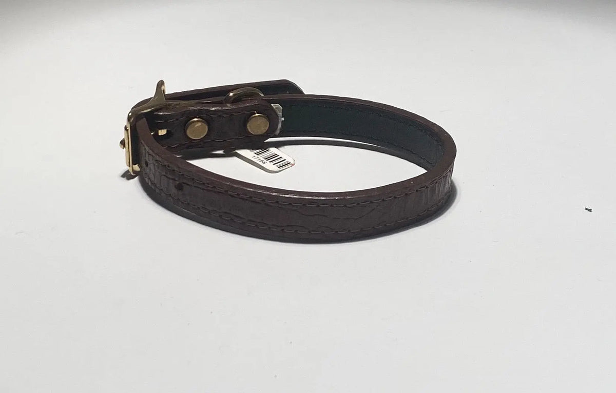 Croc Skin Collar.