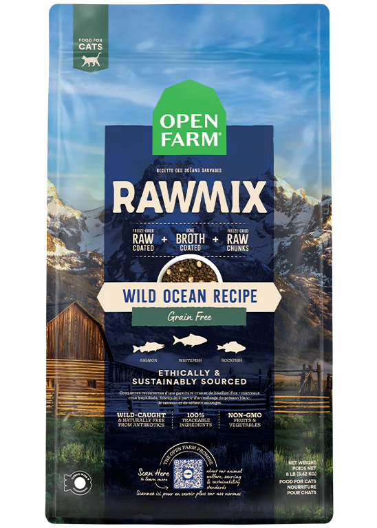 Open Farm Wild Ocean Grain-Free RawMix for Cats 2.25 Lb.