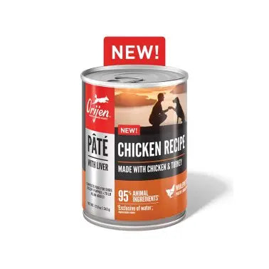 ORIJEN Pate Wet Dog Food Poultry Pate with Liver 12.8oz Petcetera NOLA