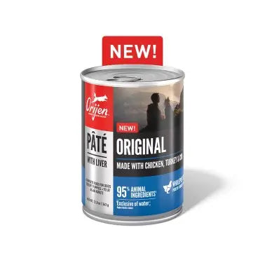 ORIJEN Pate Wet Dog Food Original Pate with Liver 12.8oz Petcetera NOLA