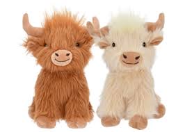 Highland Soft Plush Cow Dog Toy Multipet