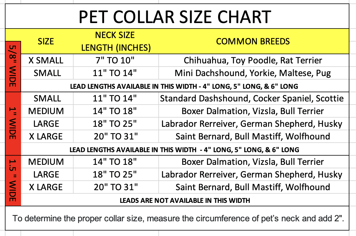 Special Occasion Golden Holiday Dog Collars (1 "Wide).