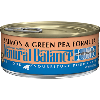 Natural balance cat food online salmon and green pea