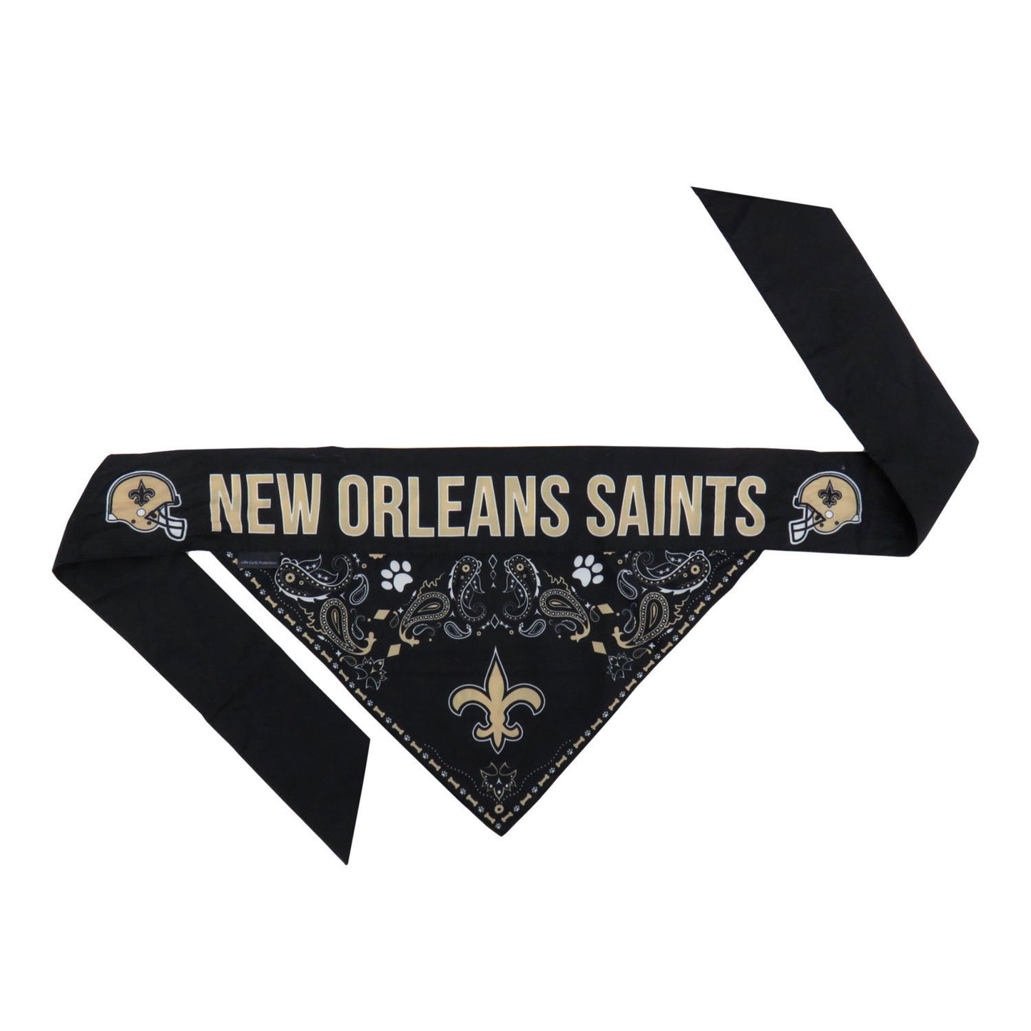 New Orleans Saints Reversible Pet Bandana.