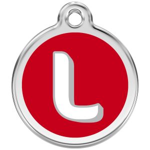 Alphabet Tag Letter L Pet ID.