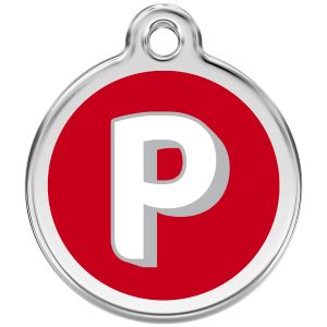 Alphabet Tag Letter P Pet ID.