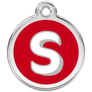 Alphabet Tag Letter S Pet ID.