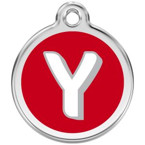 Alphabet Tag Letter Y Pet ID.