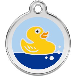 Rubber Duck Pet ID Dog Tags.
