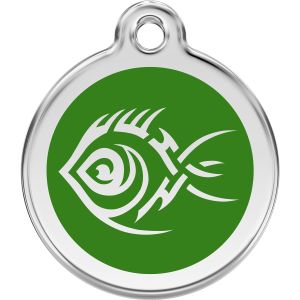 Tribal Fish Pet ID Tags.