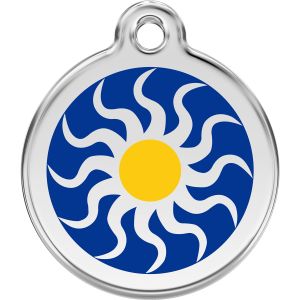 Tribal Sun Pet ID Dog Tags.