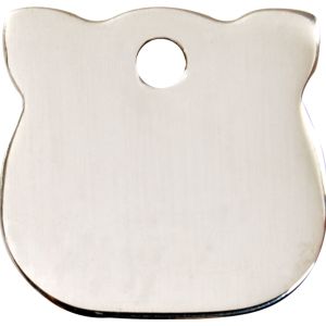 Stainless Steel Cat Head Pet ID Cat Tags.