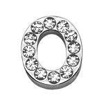 Rhinestone Letters Sliding Collar 3/4" (18 MM) Charms.