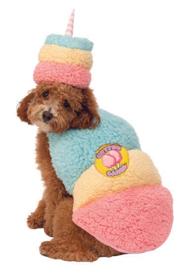 Cotton Candy Pet Costume.
