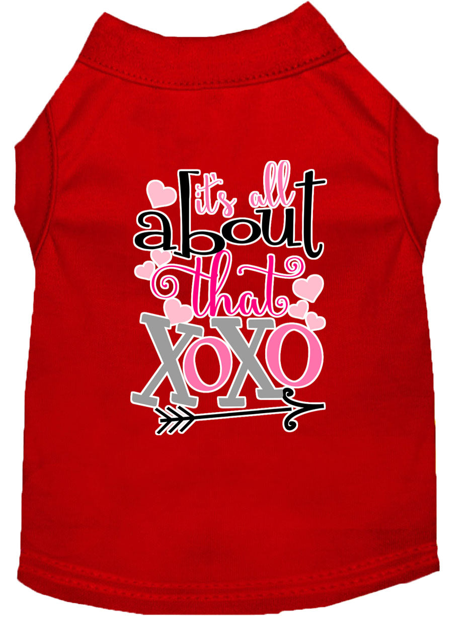 All About that XOXO Red Dog Shirt.
