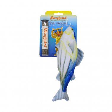 Meowijuana® Get Hooked Big Kahuna Tuna Refillable Cat Toy.